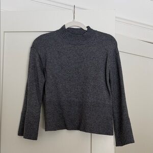 Lulu's Charcoal Knit Sweater